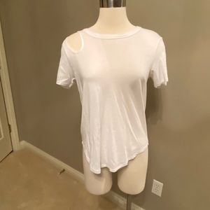 Chaser Cutout Shoulder T-Shirt (NWT) Small